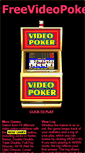 Mobile Screenshot of freevideopoker.com